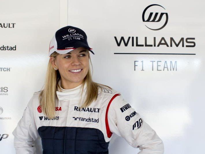 Susie Wolff, die Ehefrau von Mercedes-Motorsportchef Toto Wolff, kam im Williams auf Rang fünf
