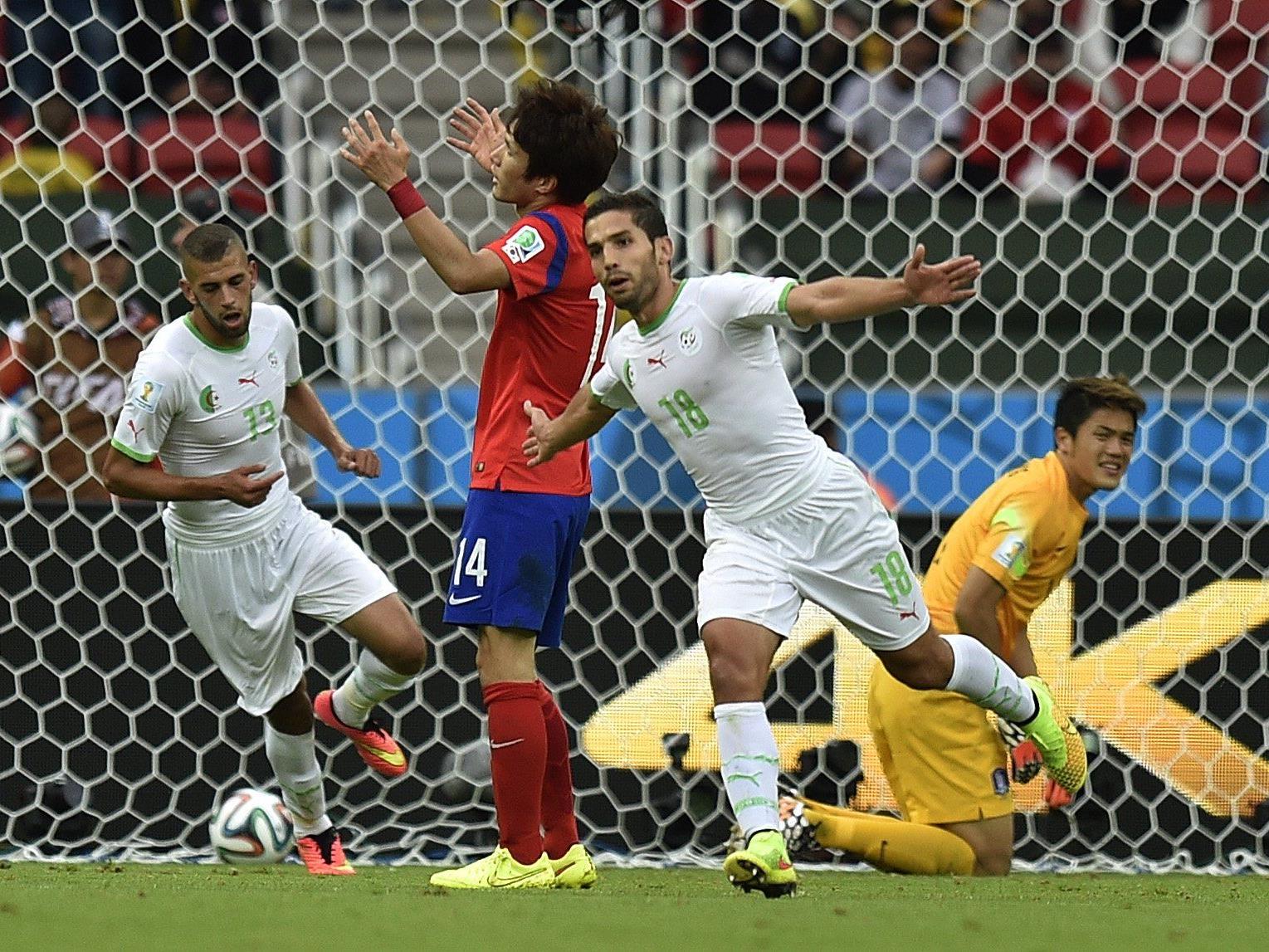 Die Algerier überzeugten vor allem in der ersten Halbzeit mit schnellem Angriffsfußball.