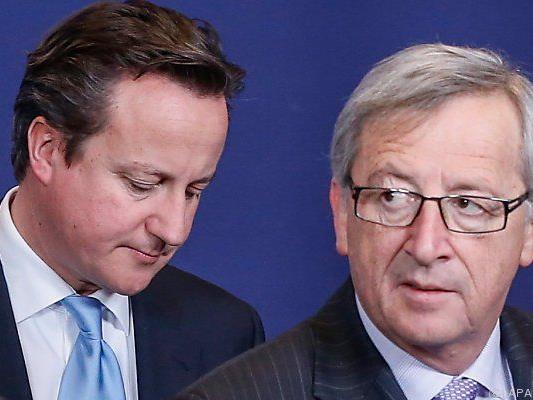 Cameron gegen Juncker
