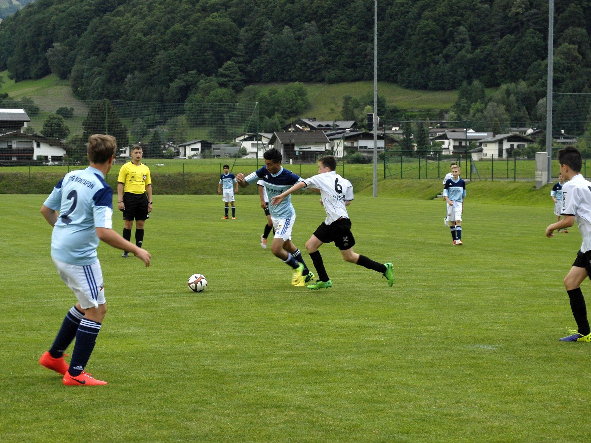 6:1 endete das U14-Spiel der SPG Montafon gegen ihre Alterskollegen aus Bludenz.
