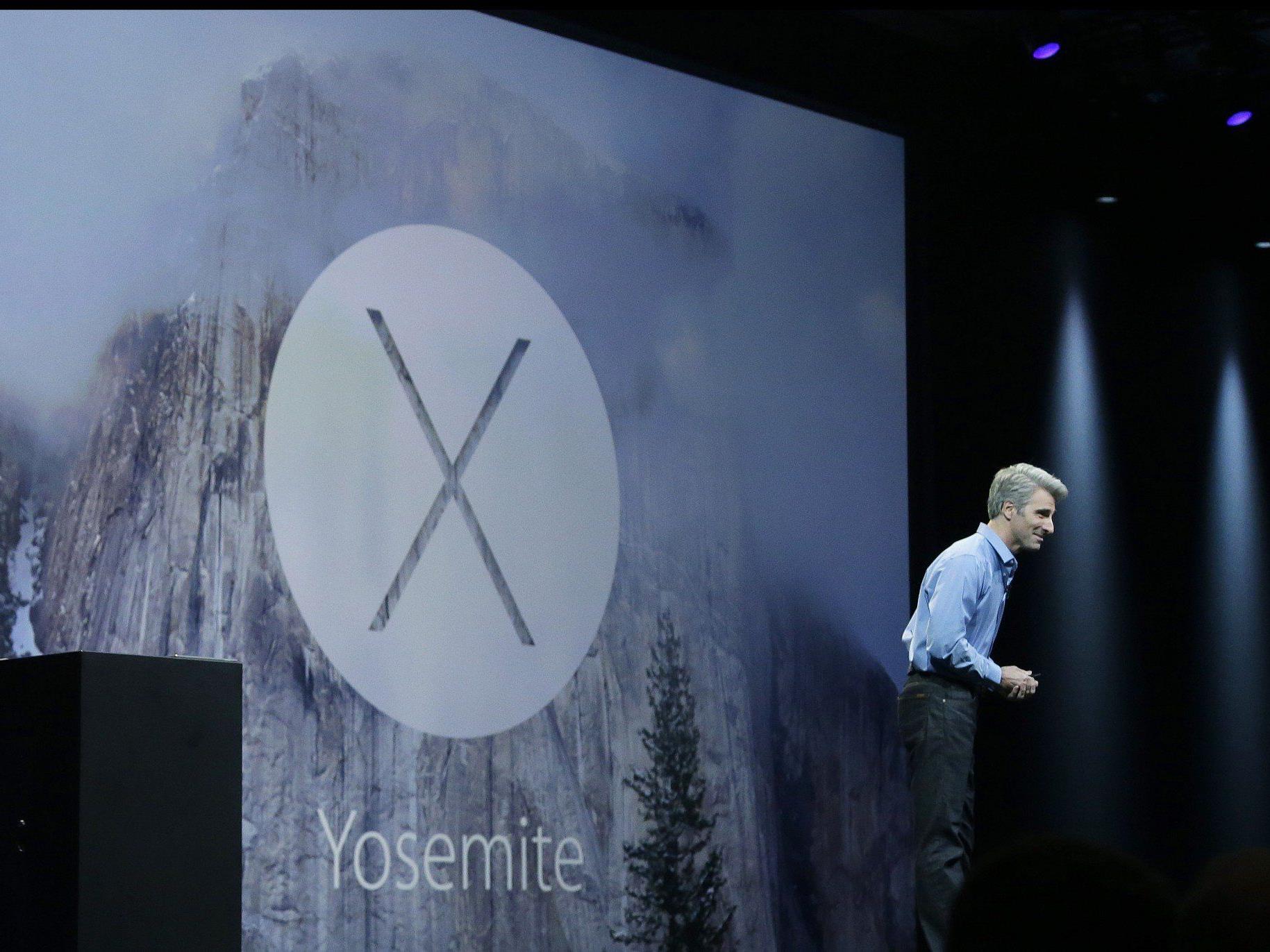 Apple hat am Montagabend unter anderem sein neues Mac-Betriebssystem OS X "Yosemite" präsentiert.