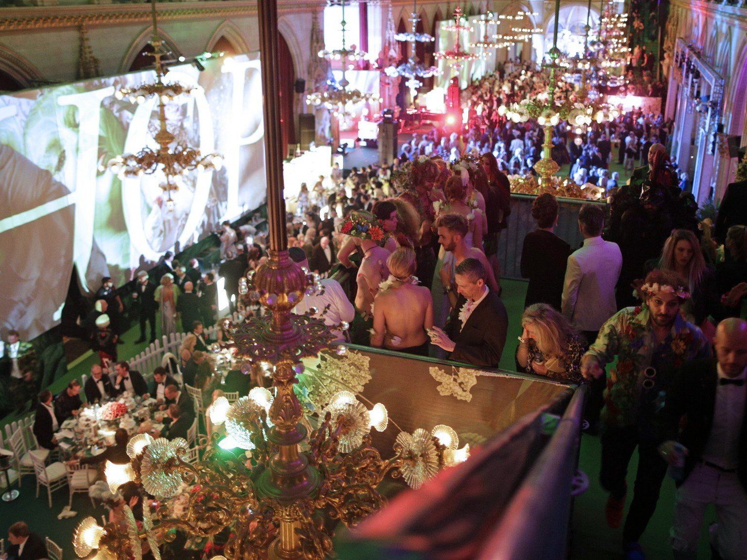 Der Life Ball verwandelte das Rathaus in einen Garten der Lüste