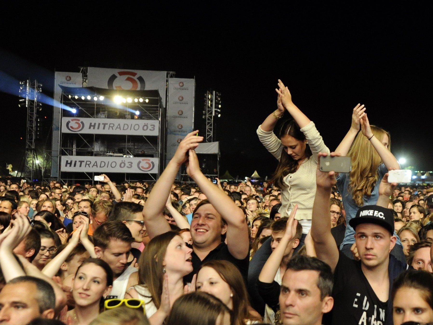 Am Samstag besuchten 1,1 Millionen Menschen das Donauinselfest 2014.