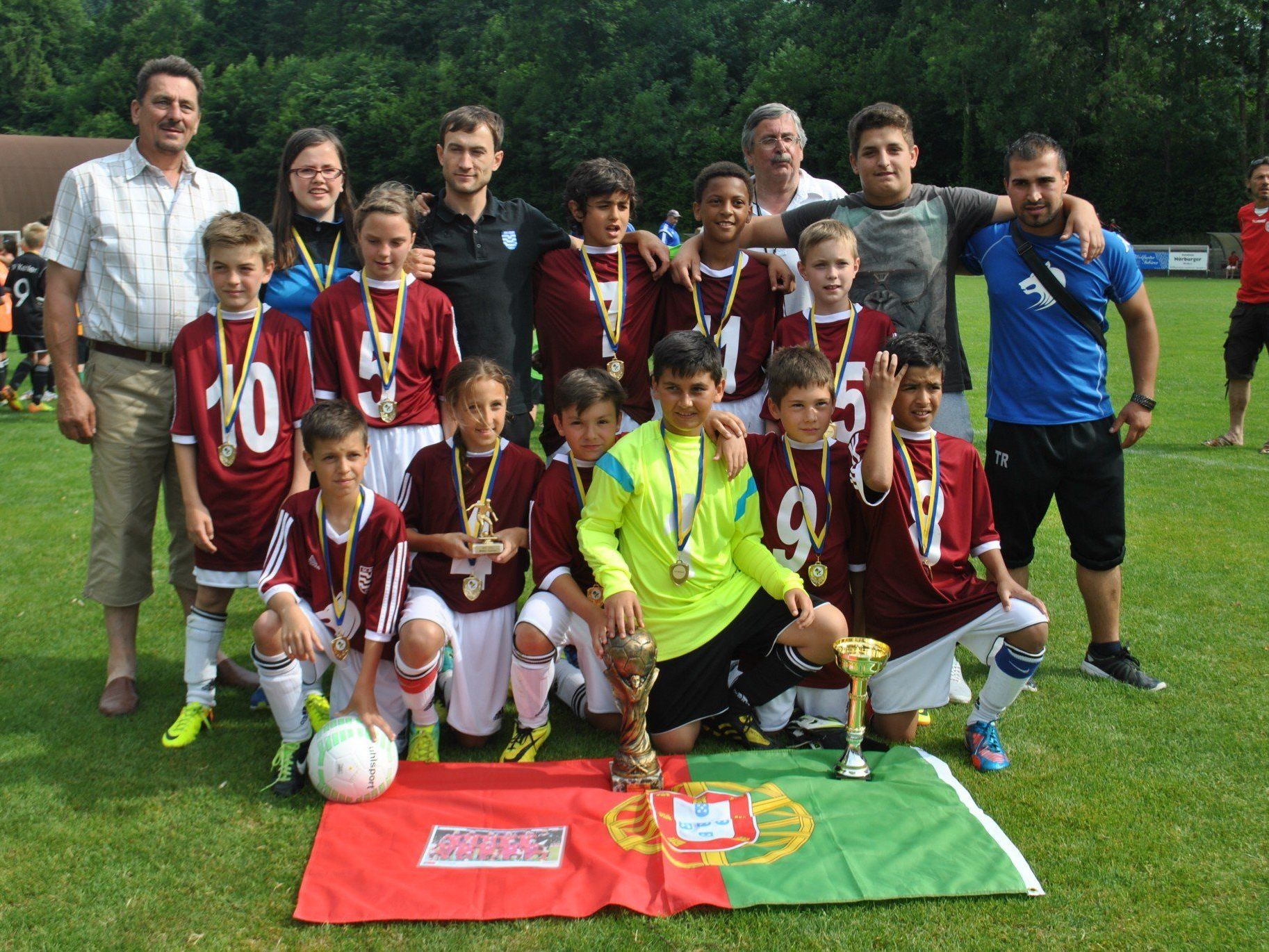 Das Siegerteam vom SK Rum Das Siegerteam vom SK Rum
