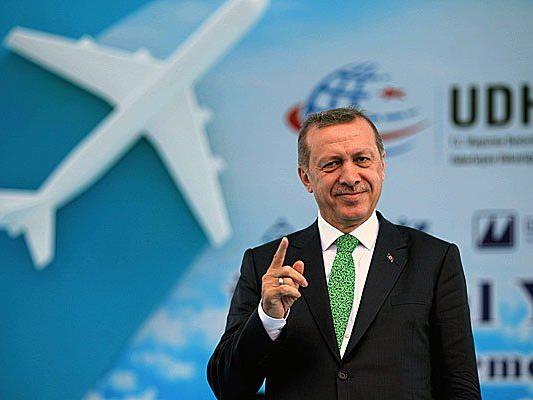 Der türkische Premier Erdogan bei einem Auftritt Anfang Juni