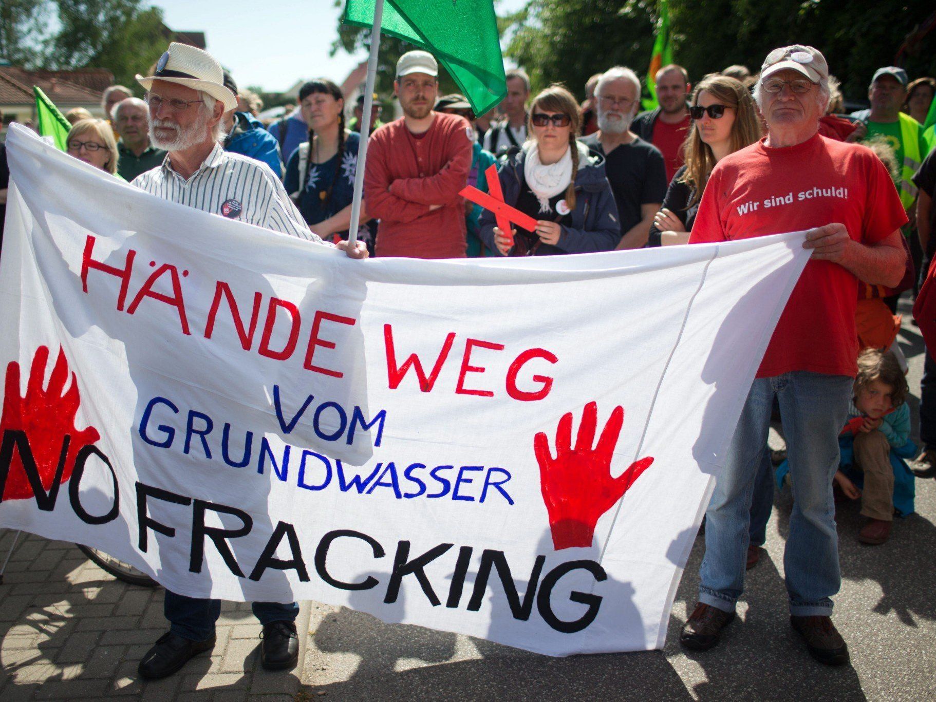 In Deutschland werden die Proteste der Fracking-Gegner wie hier in Mecklenburg-Vorpommern immer lauter. In Deutschland werden die Proteste der Fracking-Gegner wie hier in Mecklenburg-Vorpommern immer lauter.