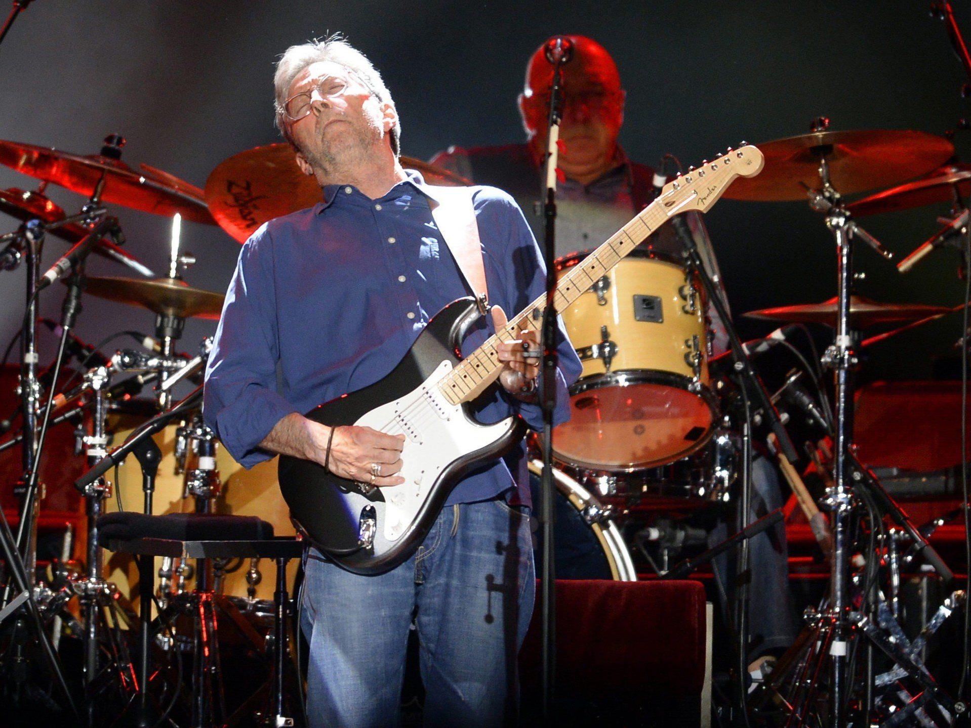 Eric Clapton begeisterte seine Fans beim Konzert in der Wiener Stadthalle.