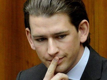 Hacker-Angriff auf die Homepage von Sebastian Kurz.