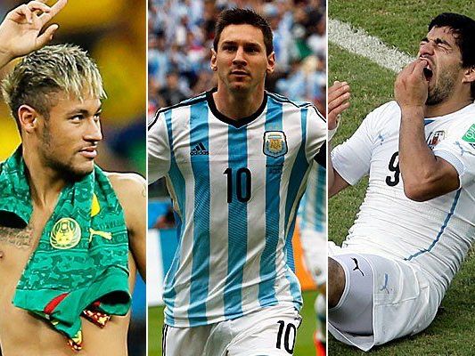 Die großen Stars traten bisher mit recht unterschiedlichen Leistungen bei der WM in Brasilien in Erscheinung. Die großen Stars traten bisher mit recht unterschiedlichen Leistungen bei der WM in Brasilien in Erscheinung.