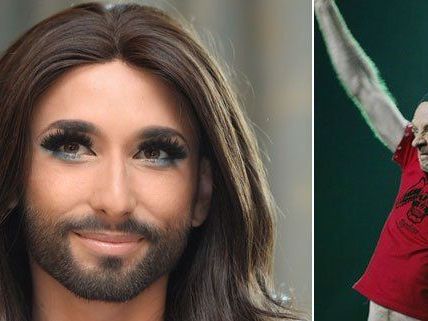 Conchita Wurst hat Alf Poier auf der Karriereleiter überholt.