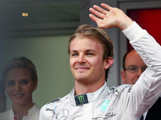 Rosberg steht auf der Pole Position