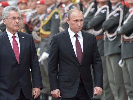 Nicht ganz einer Meinung waren Heinz Fischer und Wladimir Putin am Dienstag.