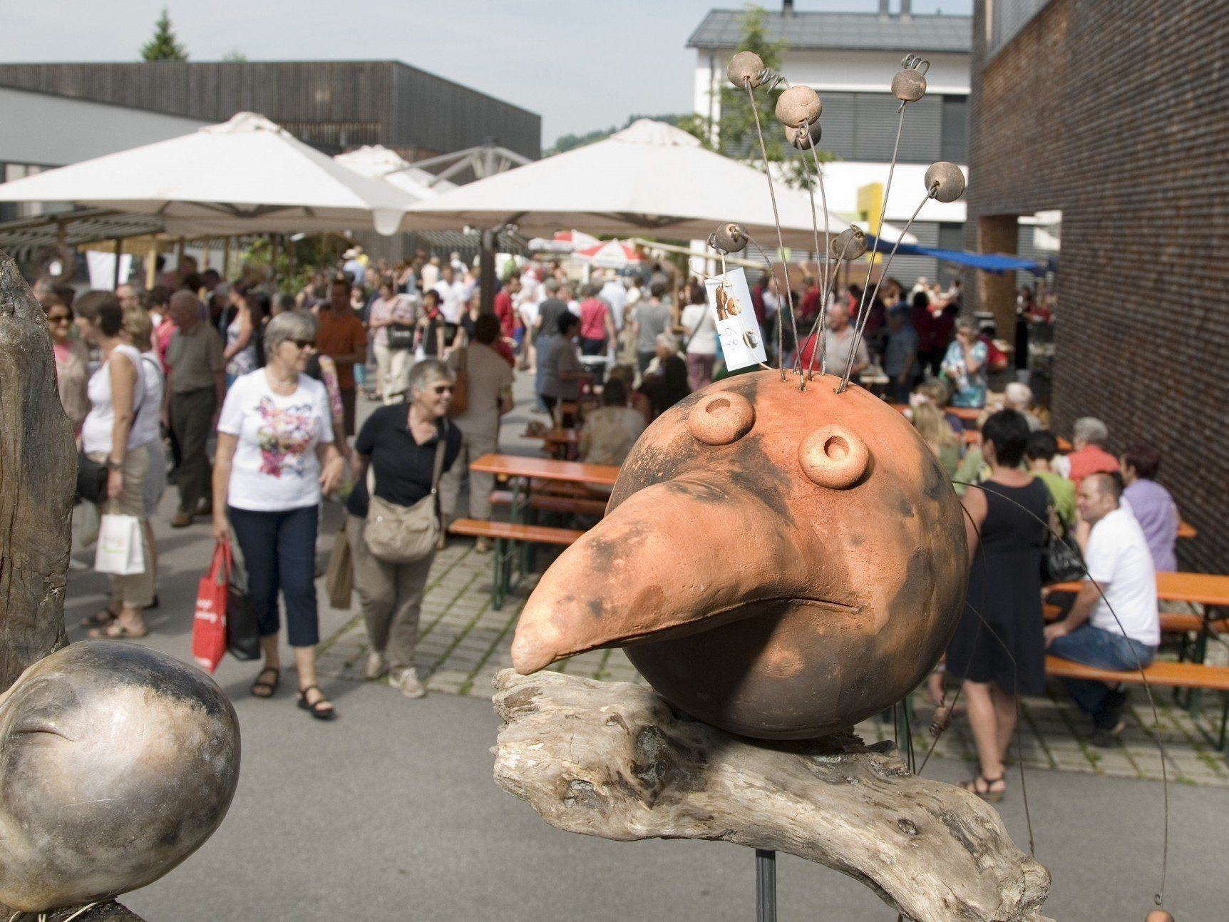 6 bis 7000 Gartenfreunde besuchten den Markt "Bluama, Blekta, Bsundrigs" in Alberschwende 6 bis 7000 Gartenfreunde besuchten den Markt "Bluama, Blekta, Bsundrigs" in Alberschwende
