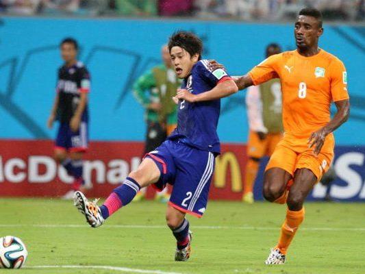 Asien-Meister Japan kassierte eine Niederlage gegen die Elfenbeinküste.