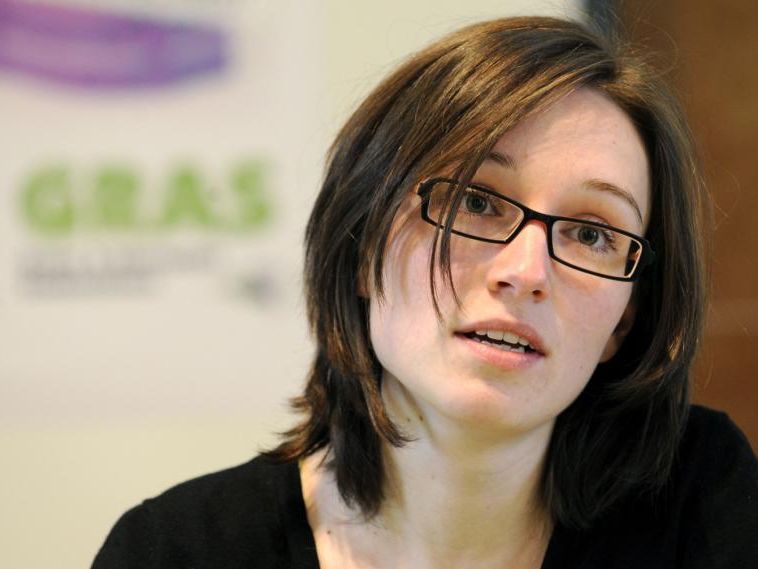 Amtshandlung gegen die Grüne Nationalratsabgeordnete Sigrid Maurer. Amtshandlung gegen die Grüne Nationalratsabgeordnete Sigrid Maurer.