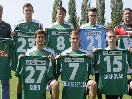 Rapid Wien startete am Mittwoch mit sechs Neuzugängen ins Training.