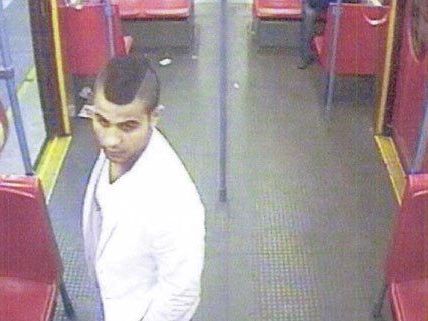 Dieser Mann wird von der Polizei gesucht. Dieser Mann wird von der Polizei gesucht.