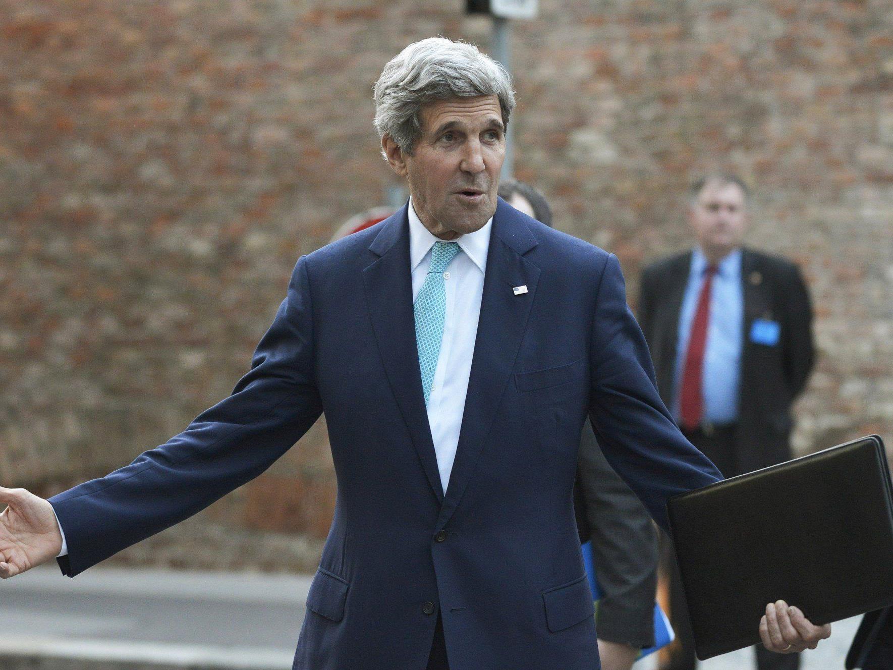 Weiteres Treffen Kerry-Zarif bei Wiener Atomverhandlungen