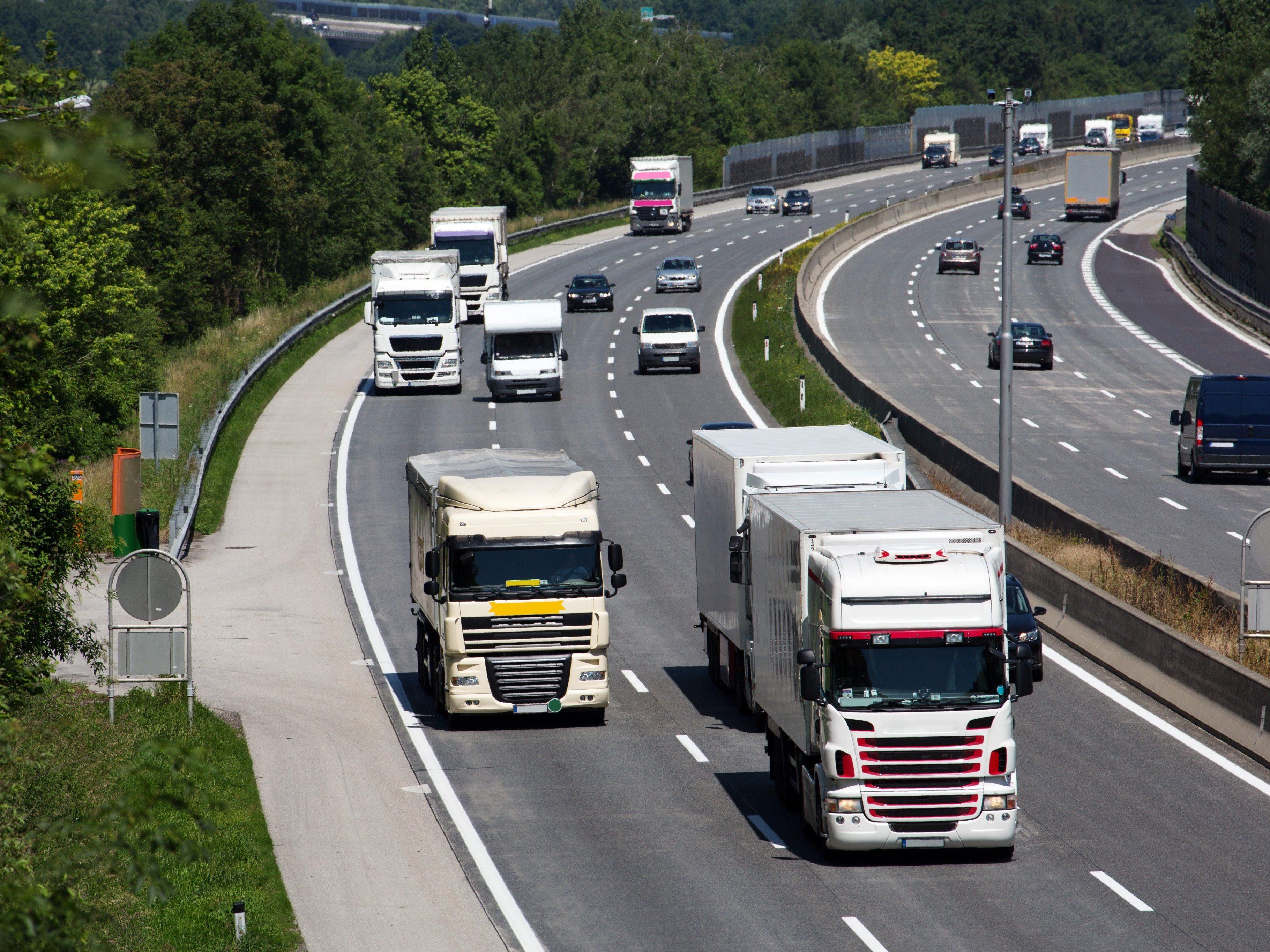 Auf Salzburgs Autobahnen nimmt auch der Lkw-Verkehr drastisch zu,