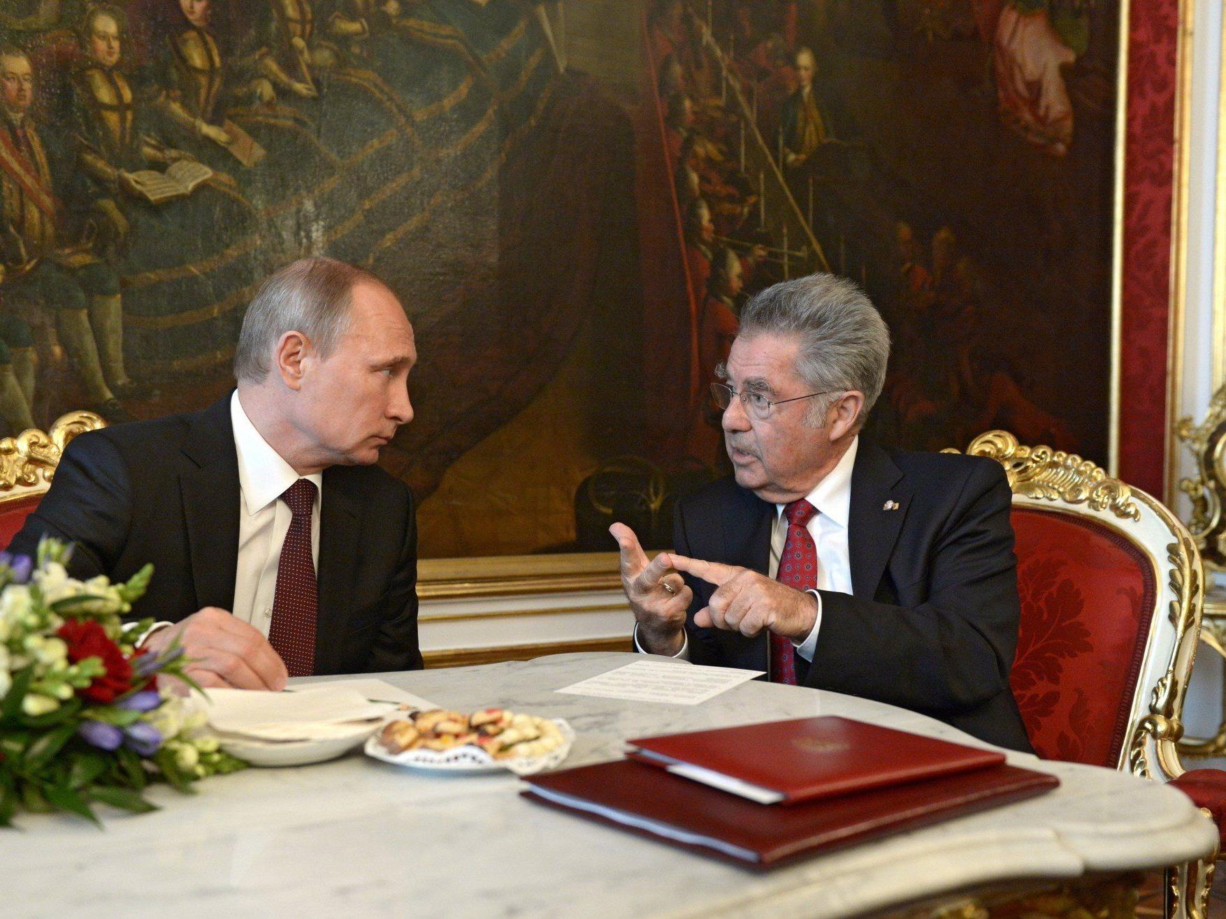 Bundespräsident Fischer verteidigte erneut Wien-Besuch Putins