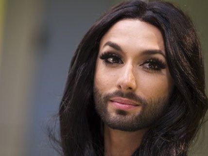 Conchita Wurst führte Jean Paul Gaultier durch Wien.