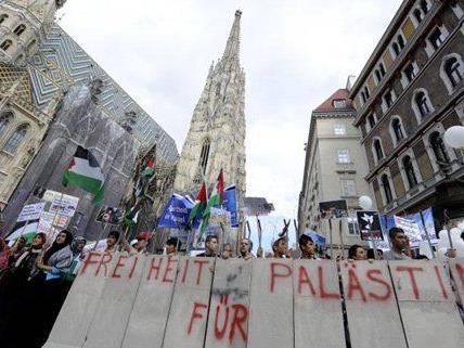 Laute Kundgebung am Samstag in Wien.
