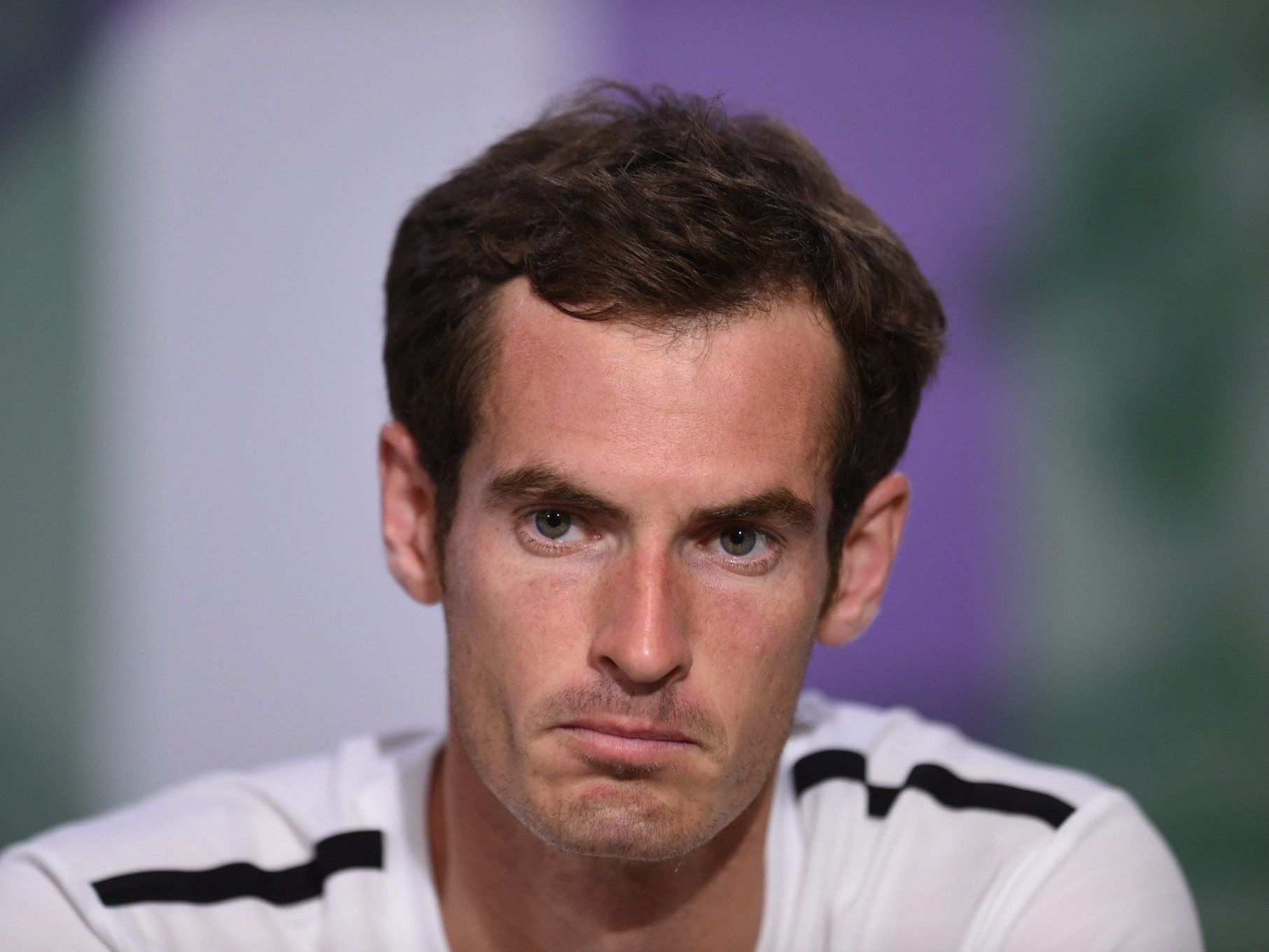 Endstation für Andy Murray in Wimbledon. Endstation für Andy Murray in Wimbledon.