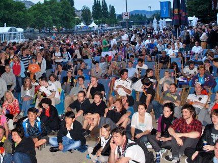 Das Piefke Public Viewing an der Adria Wien garantiert ein deutsches Fußballfest.