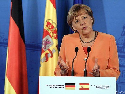 Merkel zu Besuch in Spanien
