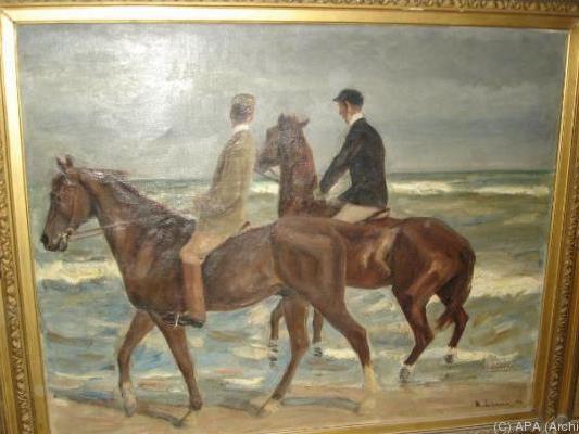 "Zwei Reiter am Strand" von Max Liebermann