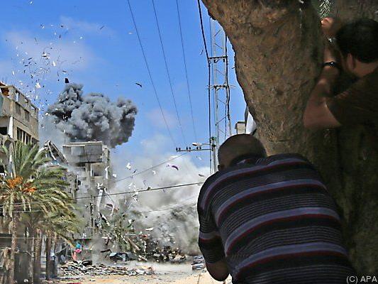 Kein Ende der Luftangriffe auf Gaza