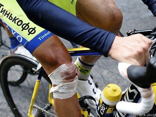 Contador erlitt bei der Tour auch Knieverletzung