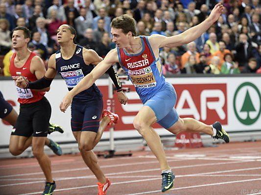 Sergej Schubenkow gewann den Hürden-Sprint