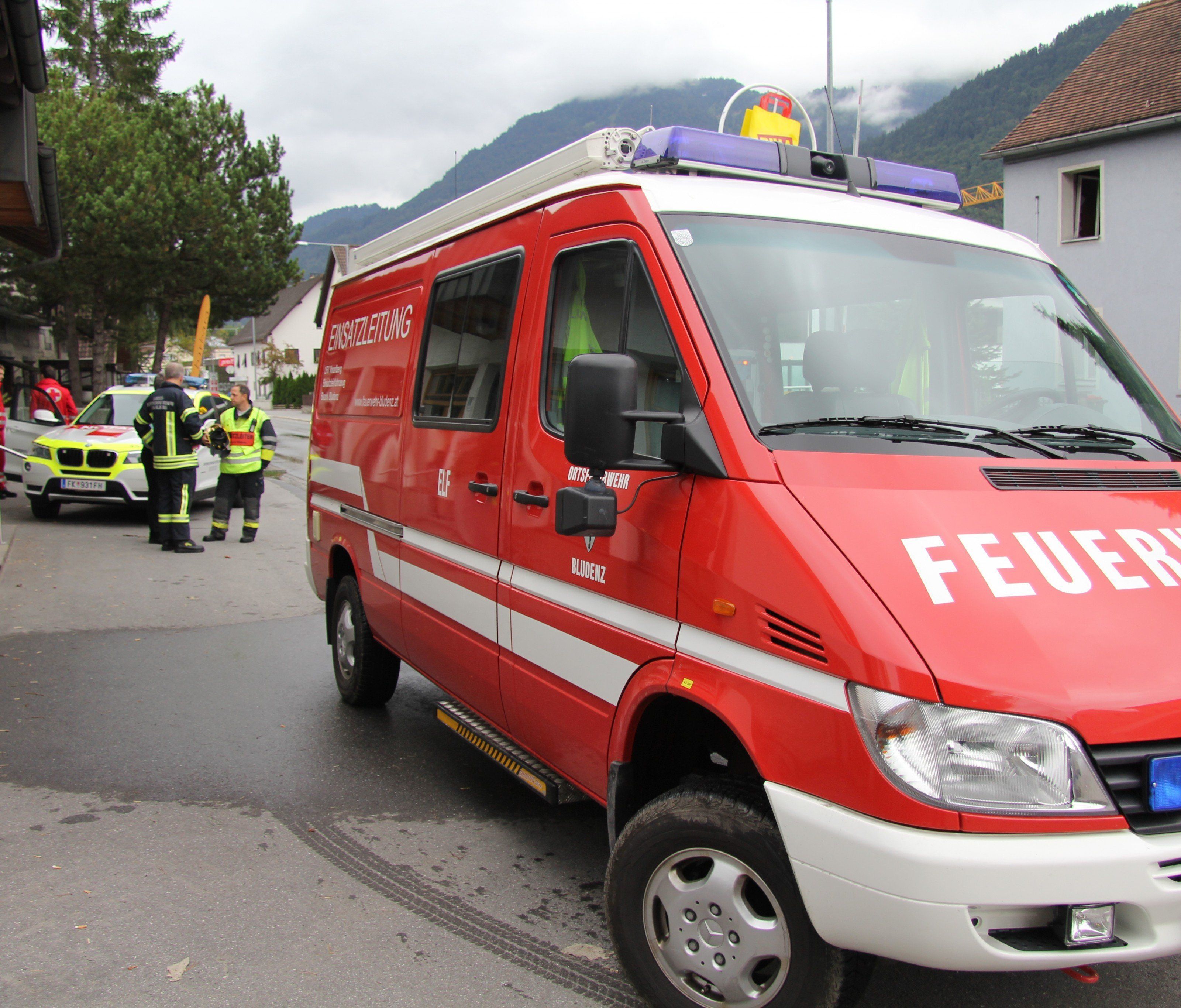 Ein Mann kam bei dem Brand in Bludenz ums Leben.