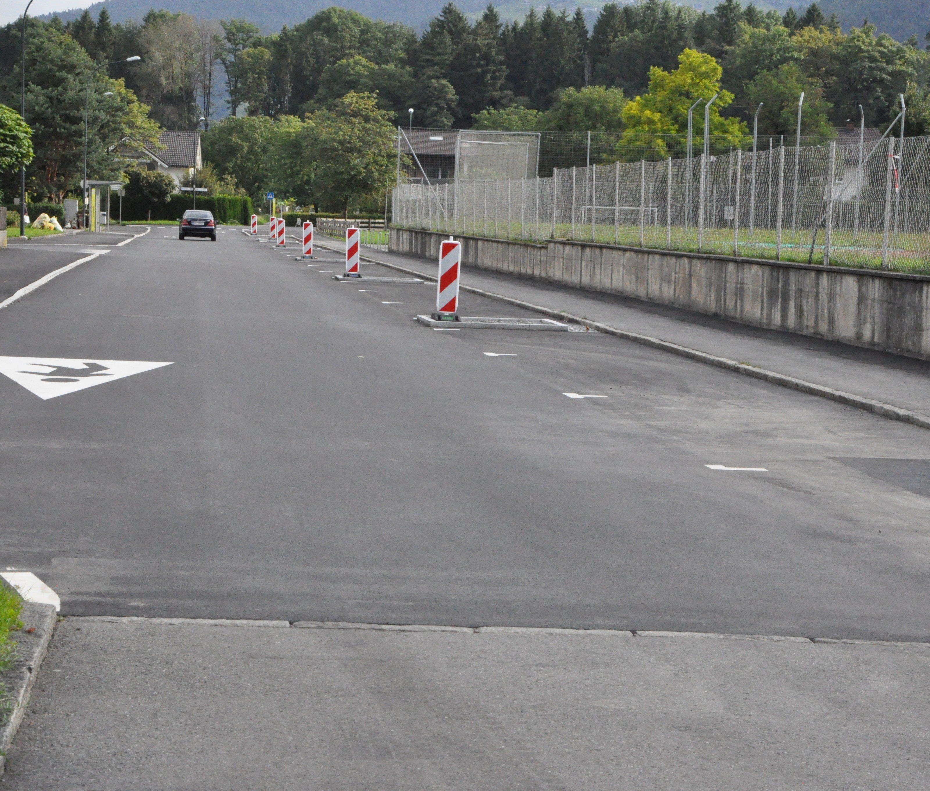 Die Sanierung der Vorderlandstraße ist abgeschlossen. Die Sanierung der Vorderlandstraße ist abgeschlossen.