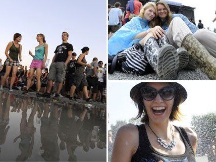 Wechselhaftes Wetter am Frequency 2014 Wechselhaftes Wetter am Frequency 2014
