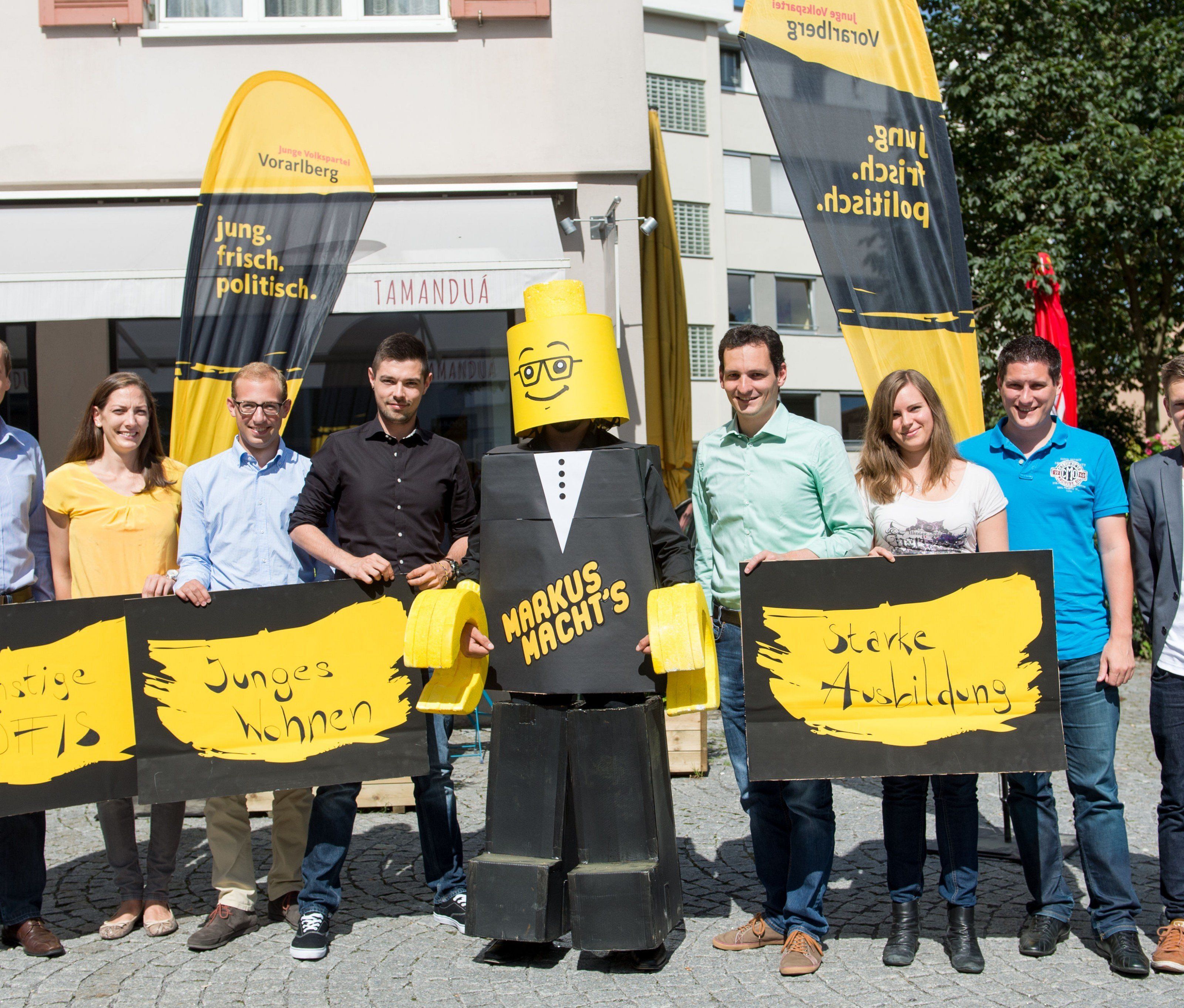 Das Wahlkampfmännchen der JVP könnt rechtliche Konsequenzen nachsichziehen. Das Wahlkampfmännchen der JVP könnt rechtliche Konsequenzen nachsichziehen.