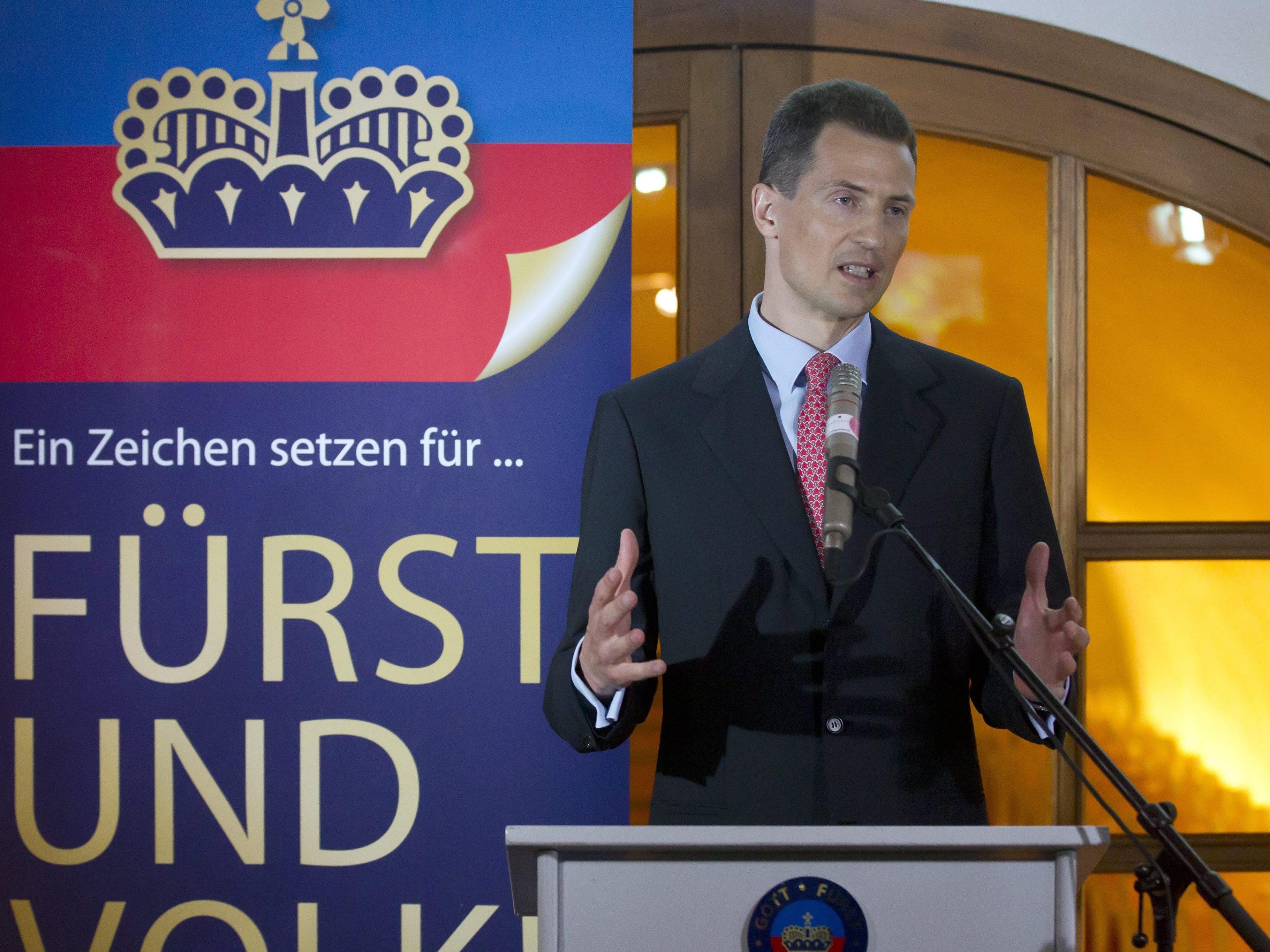 Staatsfeiertag in Liechtenstein: Erbprinz Alois ruft zum Sparen auf.
