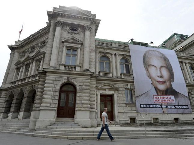 Mit dieser Kampagne wirbt das Volkstheater selbst um Spenden. Mit dieser Kampagne wirbt das Volkstheater selbst um Spenden.