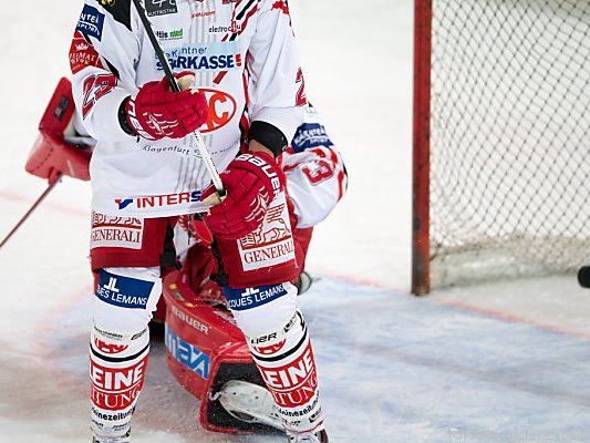 Gleich neunmal sahen die KAC-Cracks dem Puck nach