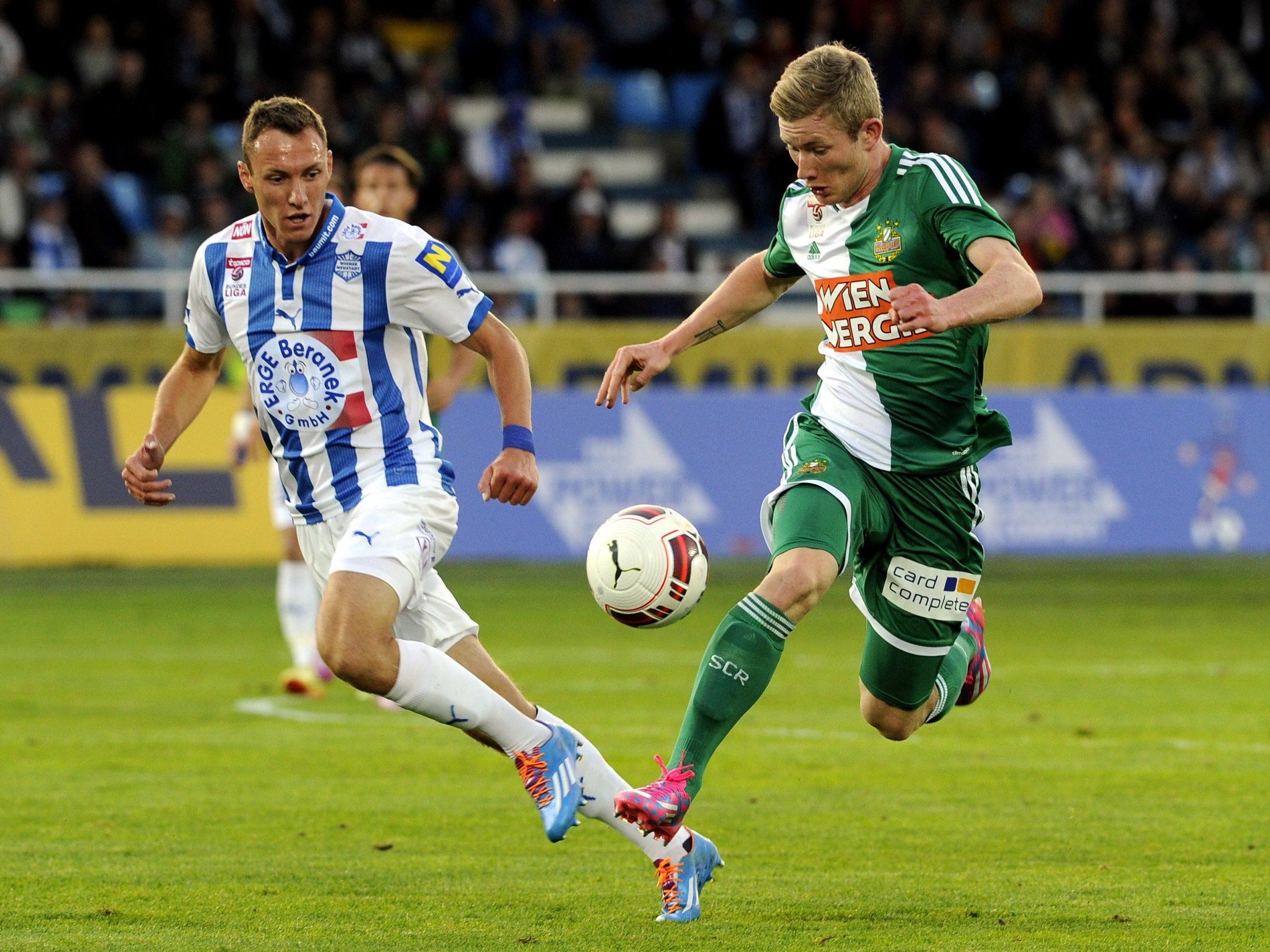 Florian Kainz (Rapid) beim Sieg gegen Wiener Neustadt Florian Kainz (Rapid) beim Sieg gegen Wiener Neustadt