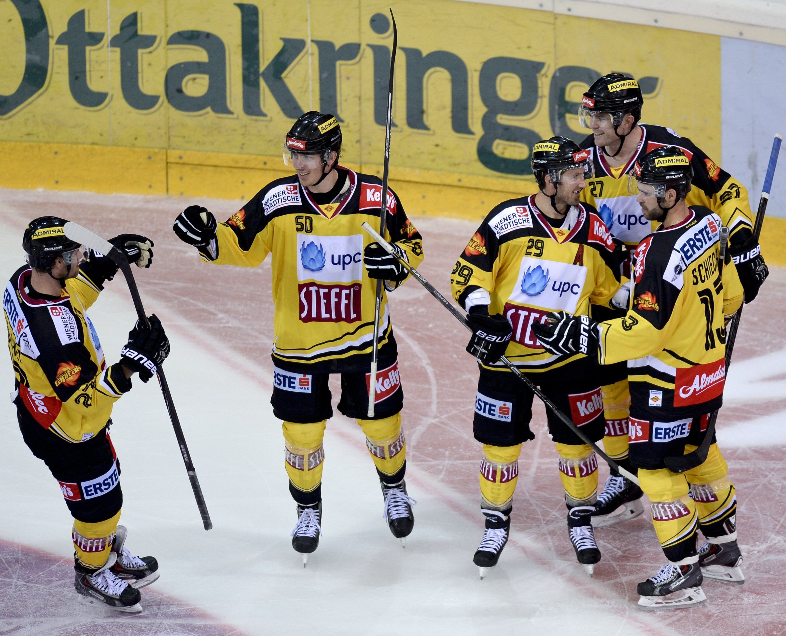 Die Vienna Capitals und auch Red Bull Salzburg sind noch ungeschlagen. Die Vienna Capitals und auch Red Bull Salzburg sind noch ungeschlagen.
