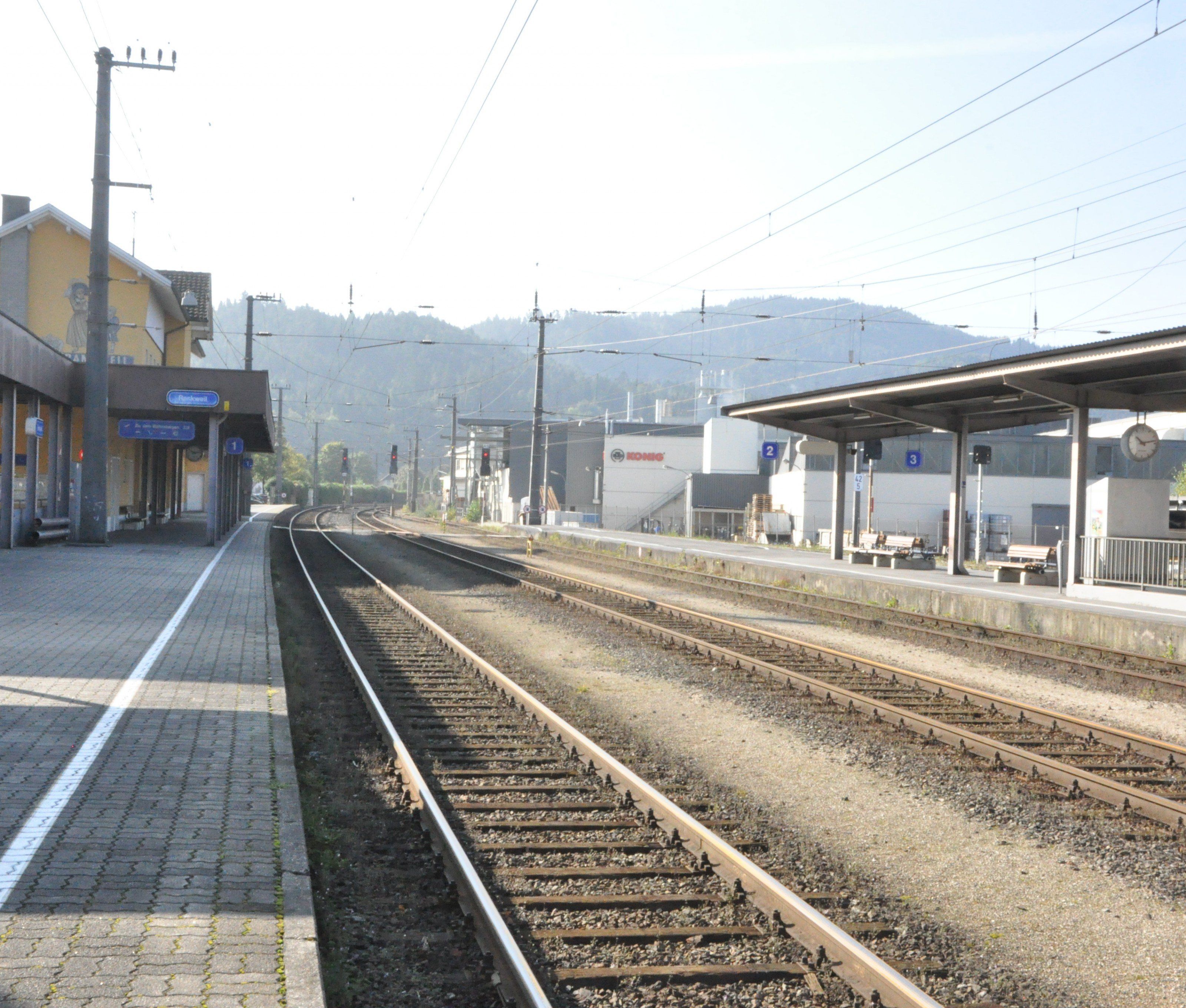 Ab November beginnen die Arbeiten beim Rankweiler Bahnhof. Ab November beginnen die Arbeiten beim Rankweiler Bahnhof.