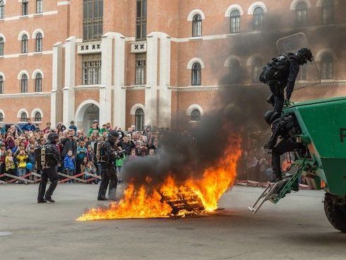 Einsatzdemonstration beim Wiener Tag der Polizei