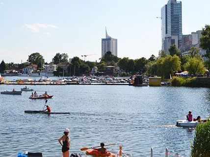 An der Alten Donau soll eine neue Liegewiese für Badegäste entstehen. An der Alten Donau soll eine neue Liegewiese für Badegäste entstehen.