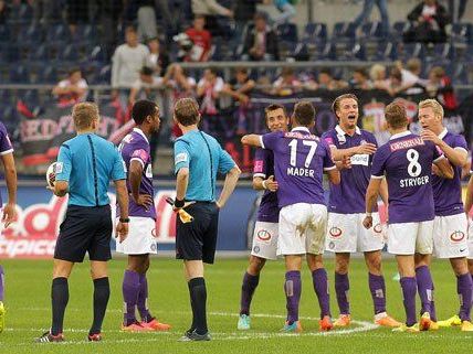 Die Austria hatte allen Grund zum Jubeln. Die Austria hatte allen Grund zum Jubeln.