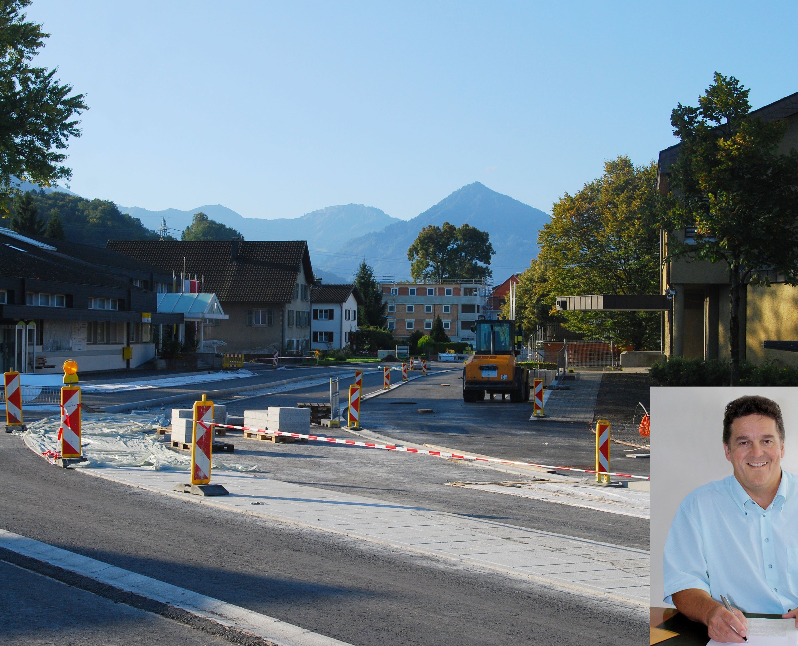 Bgm. Christian Natter: „Die Begegnungszone bringt neue Qualität ins Quartier Strohdorf.“ Bgm. Christian Natter: „Die Begegnungszone bringt neue Qualität ins Quartier Strohdorf.“