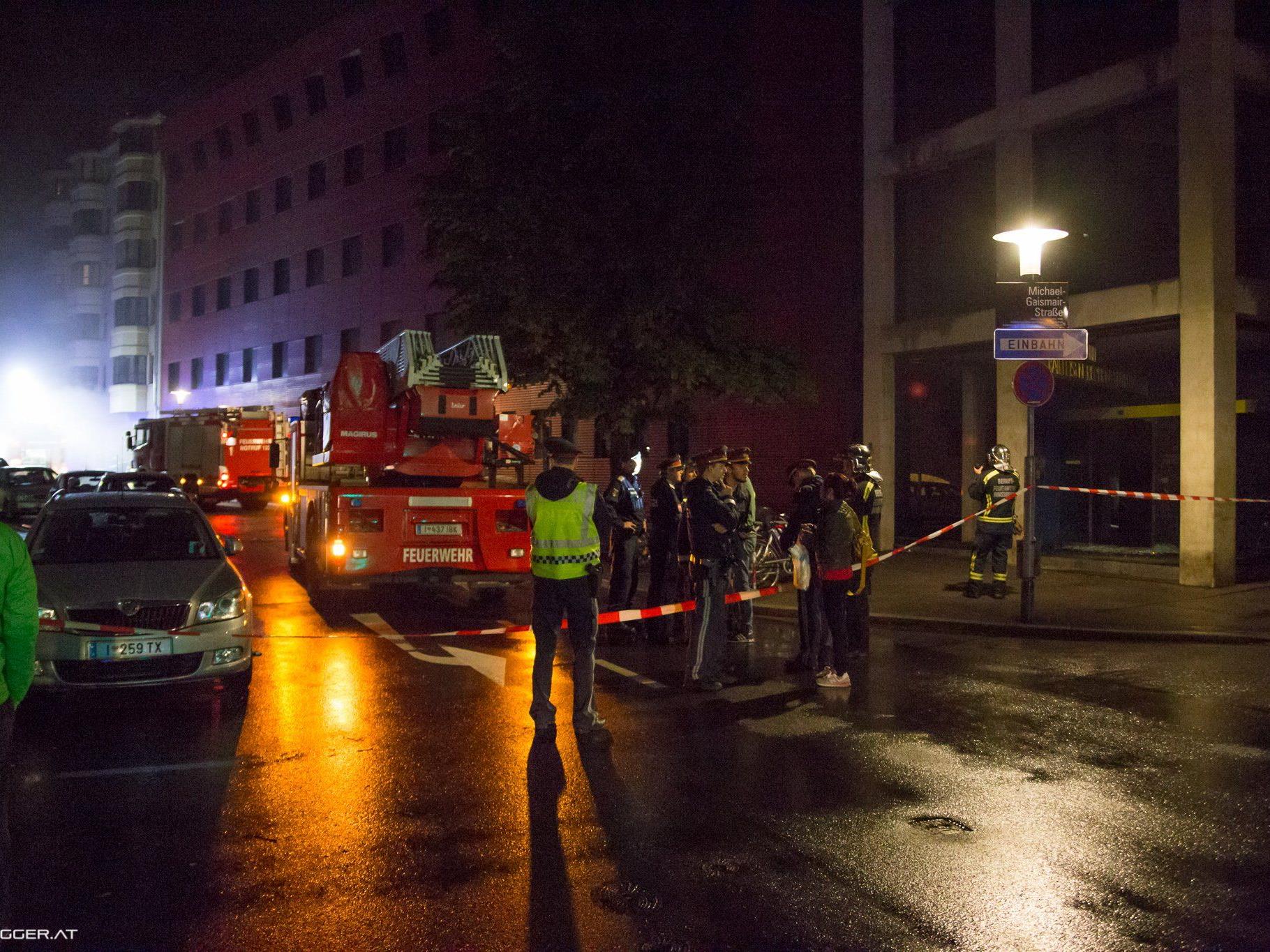 Explosion in Innsbrucker Innenstadt - hoher Sachschaden, keine Verletzten.