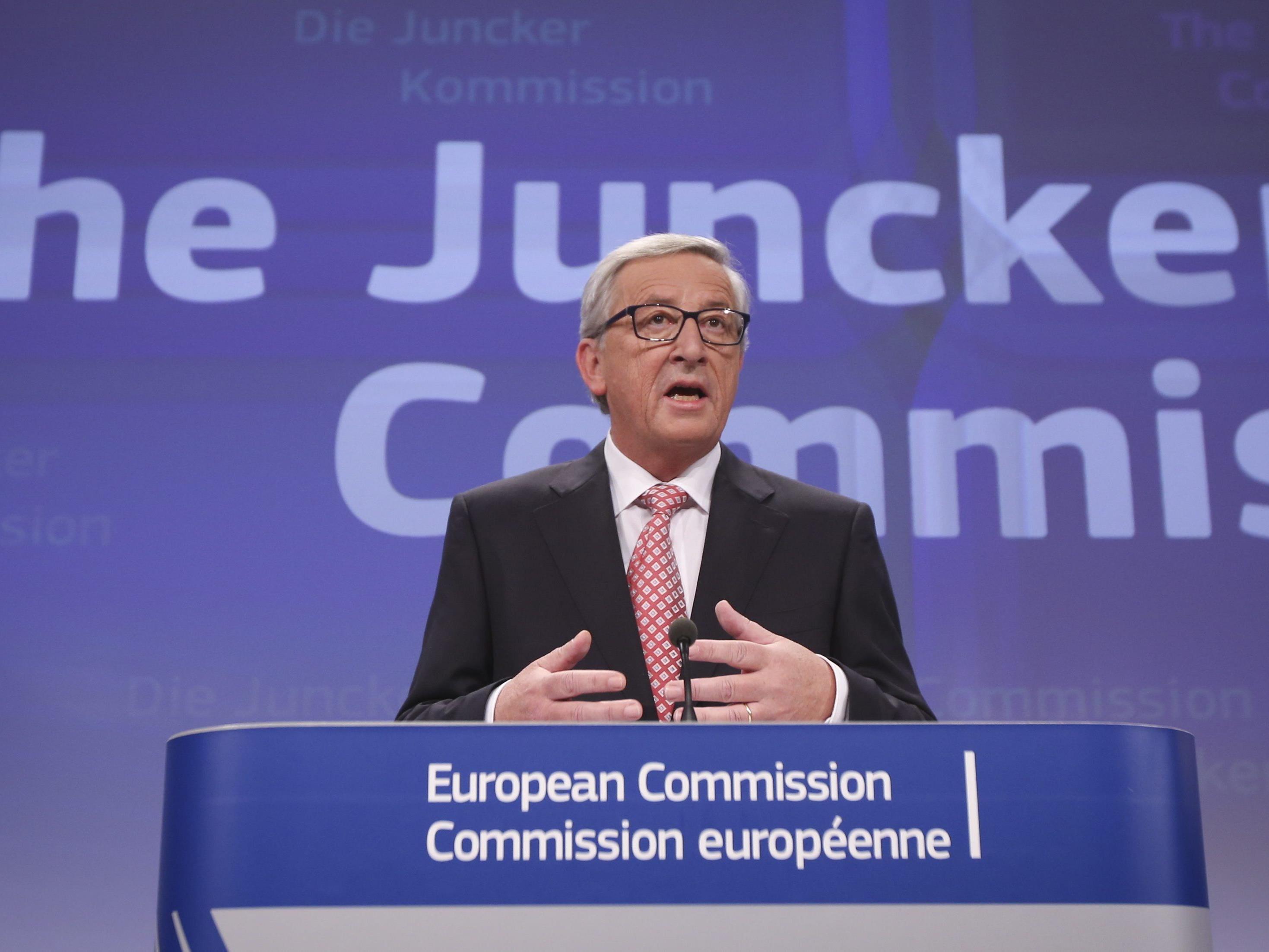 Juncker hat am Mittwoch sein Team, die neue EU-Kommission, präsentiert.