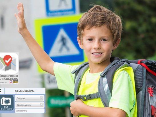 Auf dem Weg zur Schule lauern Gefahren - jetzt im Bürgerforum Vorarlberg melden.